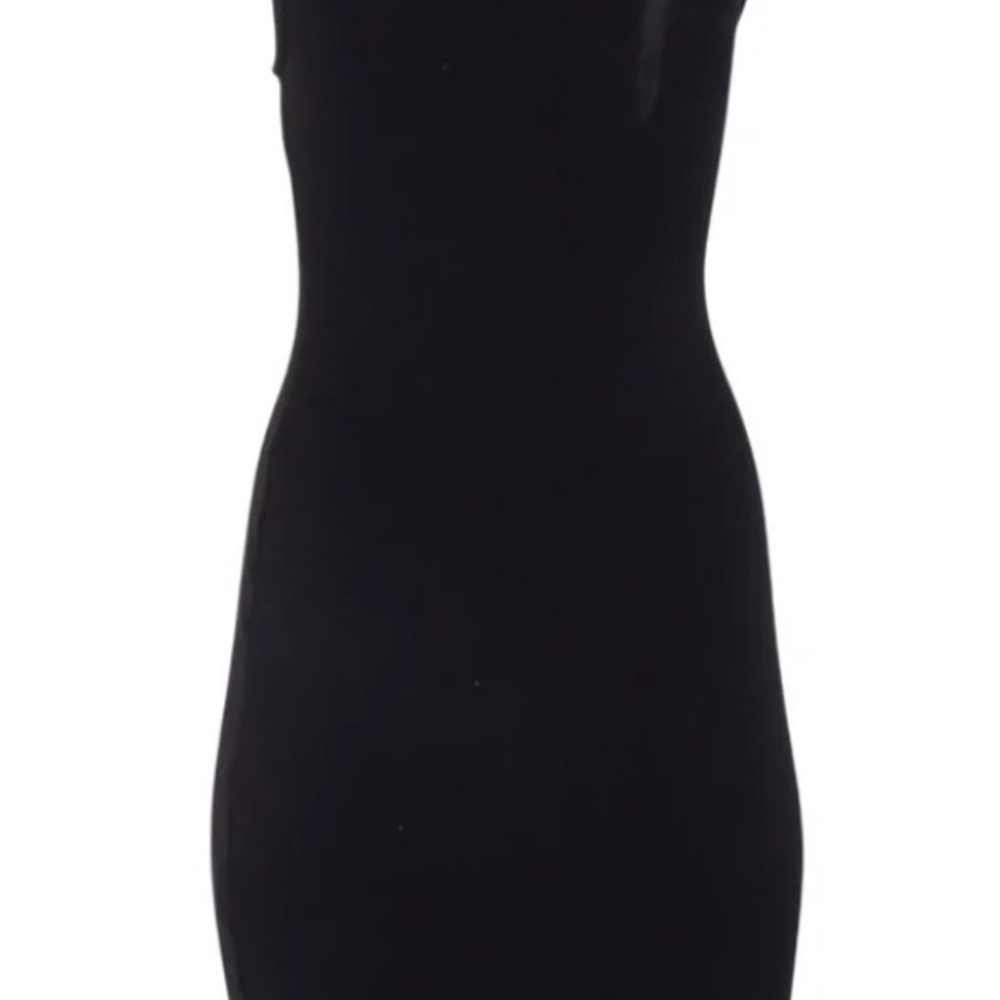 bebe Black Sleeveless Bodycon Dress